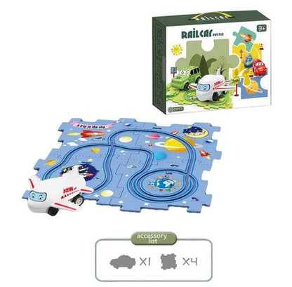 Piste de voiture en Puzzle multifonctionnel pour enfants: SpeedPuzzle™