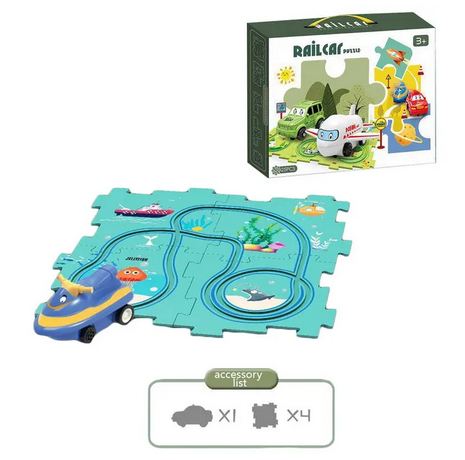 Piste de voiture en Puzzle multifonctionnel pour enfants: SpeedPuzzle™