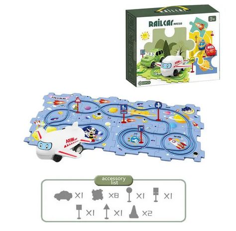 Piste de voiture en Puzzle multifonctionnel pour enfants: SpeedPuzzle™