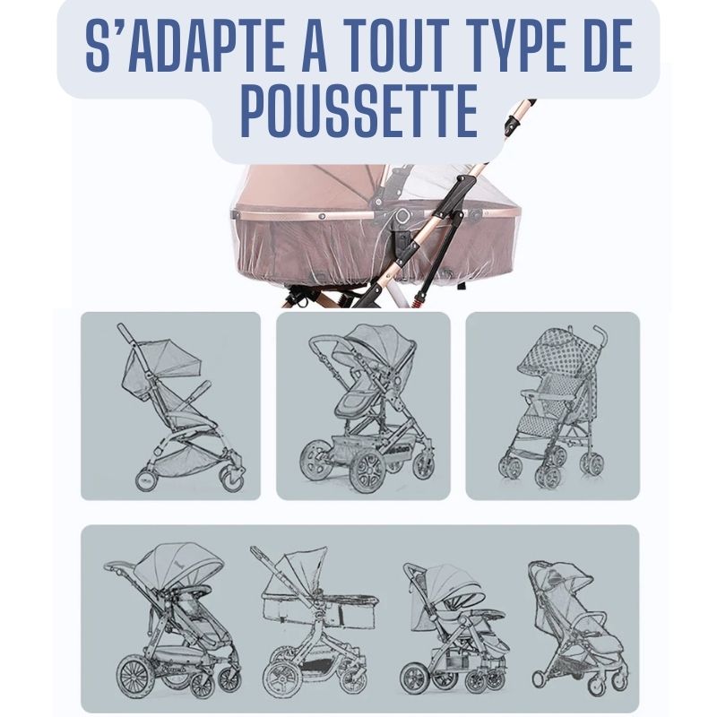 Moustiquaire pour poussette de bébé: BugShield™