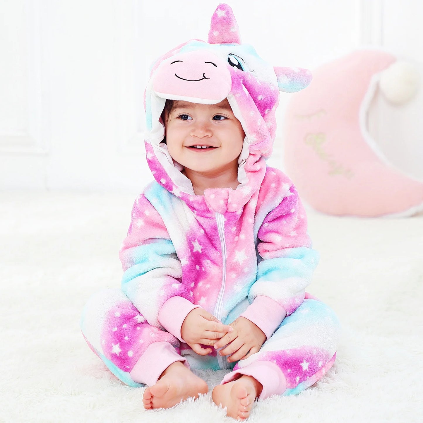 Combinaison en peluche pour tout petit: Peluchine™