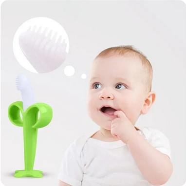 Brosse à dent en silicone pour bébés: BabyBrush™