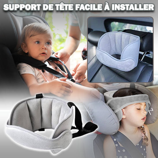 Support de tête de siège de voiture pour bébé: SafeHead™