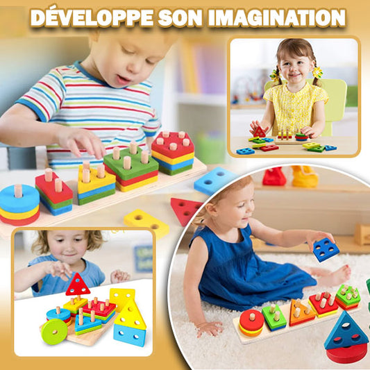 Jouet de tri empilables pour enfants: Empilo'Color™