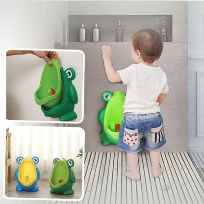 Urinoir mural en forme de Grenouille pour petits garçons: FrogUrinal™