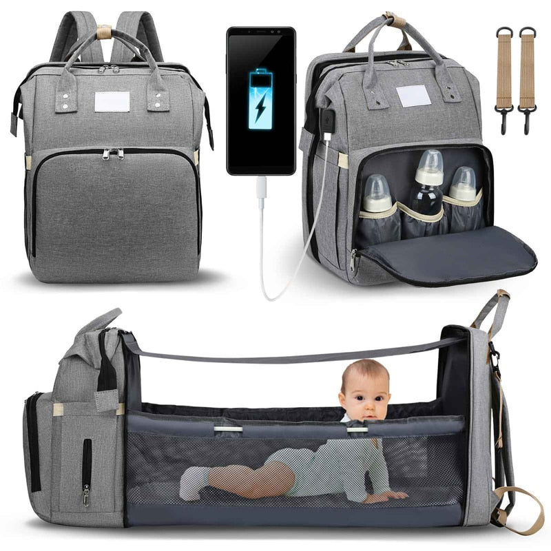 Sac à langer portatif | Berceau de voyage BabyNappy™ - Univers de bebe